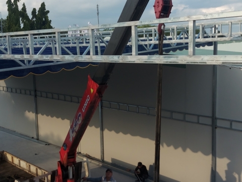 Mái xếp giá rẻ tại bến cát