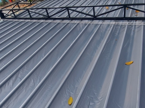 Mái bạt xếp tự động cho quán Nhậu tại Bến Cát - Bình Dương