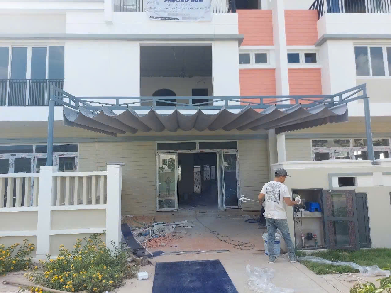 lắp mái xếp Thủ Dầu Một