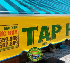 Mái hiên giá rẻ tại bến cát