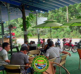 Mái hiên mái bạt xếp quán cà phê chuyên nghiệp tại Bình Dương