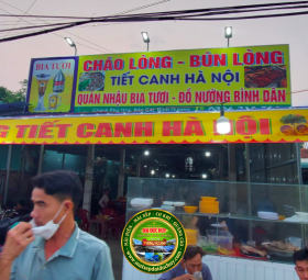 Thi công bảng hiệu và mái xếp di dộng tại Bình Dương