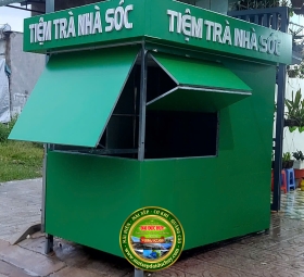 Sản xuất xe trà sữa giá rẻ tại bến cát.