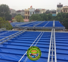 ĐẠI ĐỨC HUY thi công mái xếp giá rẻ tại chơn thành bình phước .