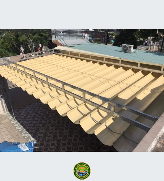Thi công mái xếp tại tây ninh