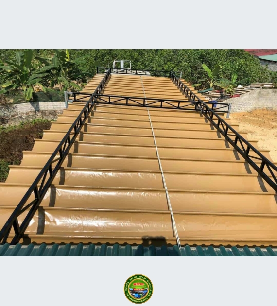Thi công mái xếp tại thủ đức TP HCM