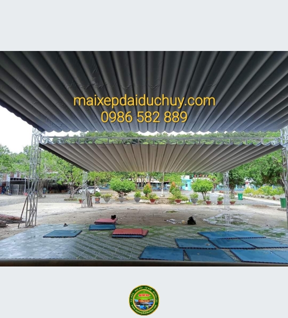 Thi công mái xếp tại tây ninh